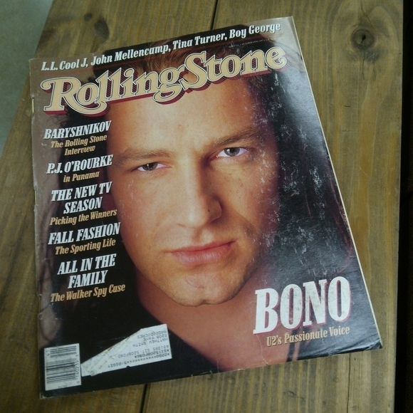 Vintage Rolling Stone Magazine October 1987 Bono L.L. Cool J Boy George - Picture 1 of 3
